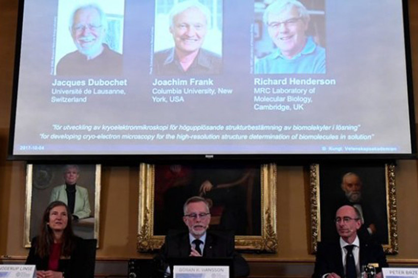 2017 Nobel Kimya Ödülünü alanlar açıklandı