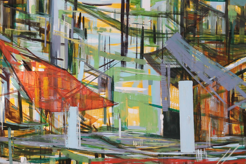 aslihan kaplan bayrak in mekan icre sergisi kultur sanat