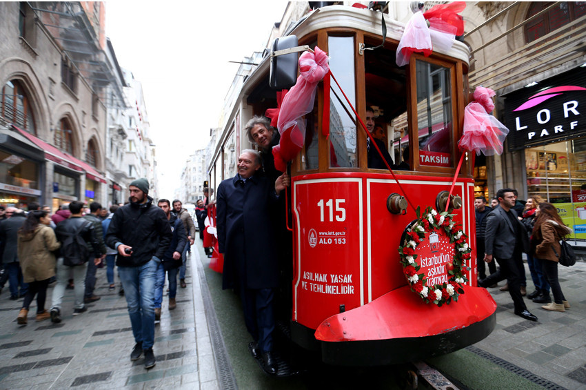 Beyoğlu Nostaljik Tramvayı bir hafta ücretsiz