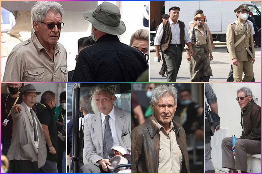 Indiana Jones 5 film setinden 3 kare yayınlandı