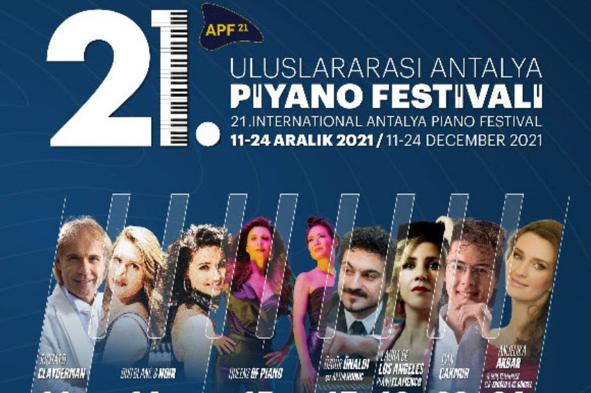 21. Antalya Piyano Festivali 11 Aralık’ta başlayacak
