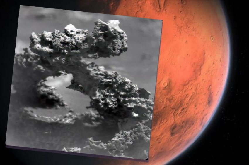 Marsta kemer şeklinde bir kaya oluşumu keşfedildi