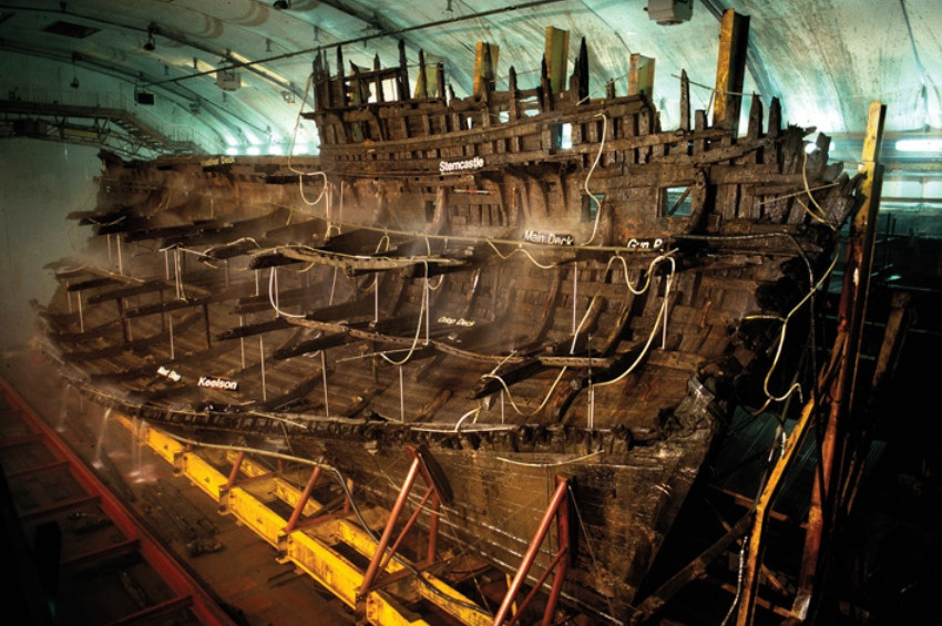 Tarihi Mary Rose gemisi yeniden inşa ediliyor