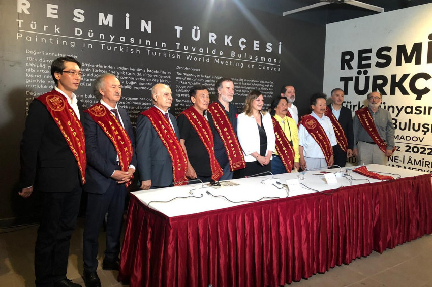Resmin Türkçesi sergisi törenle ziyarete açıldı