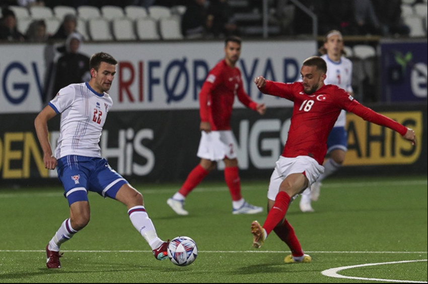 Türkiye  A Milli Futbol Takım formalite maçında Faroe Adalarına 2-1 yenildi