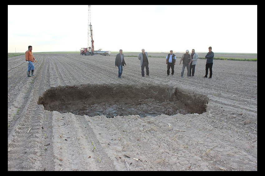 Konyada bir yılda 9 obruk oluştu