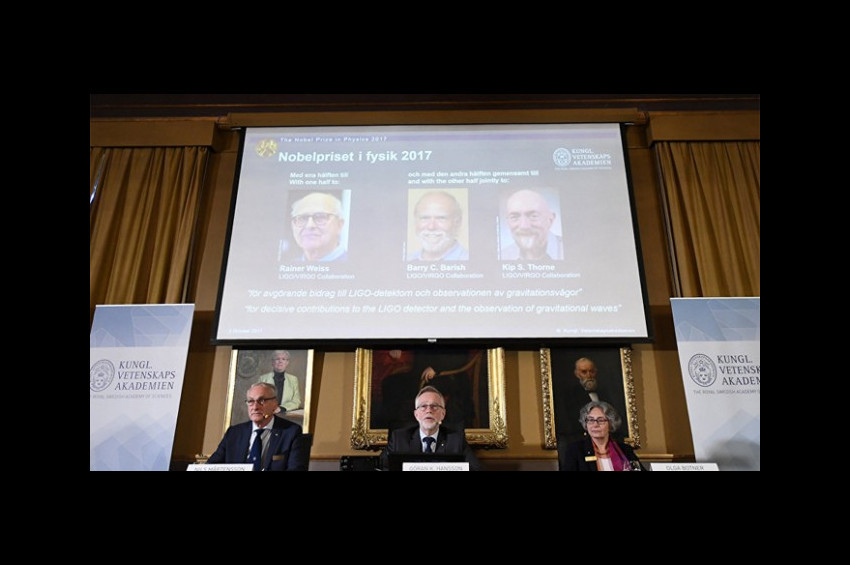 2017 Nobel Fizik Ödülünün sahipleri açıklandı