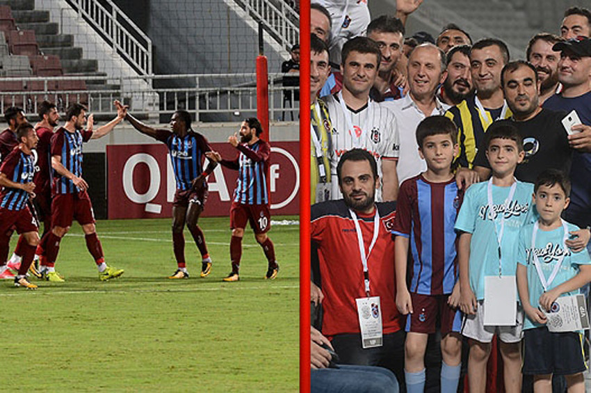 Trabzonspor El Sadd ile oynadığı özel maçta 2-1 galip