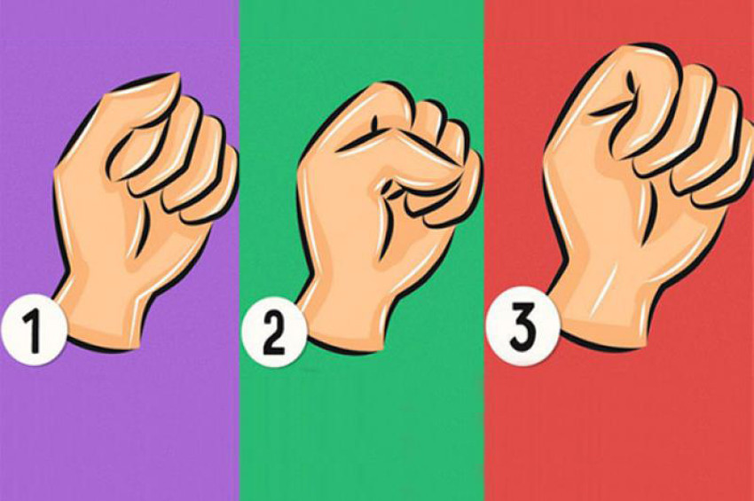 Yumruk sıkış şeklinize göre karakteriniz