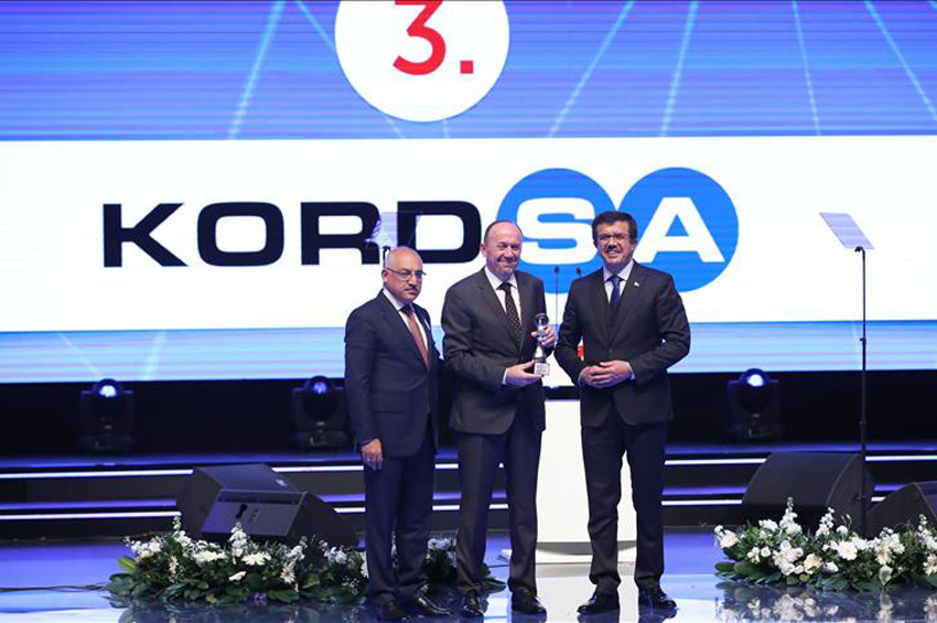Kordsa, İnovalig Ödüllerinde üçüncülük ödülü aldı