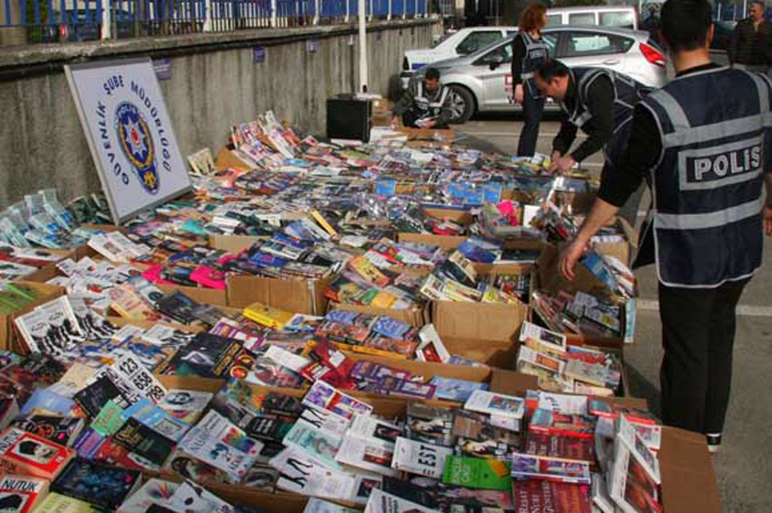 İstanbulda 60 bin korsan kitap yakalandı