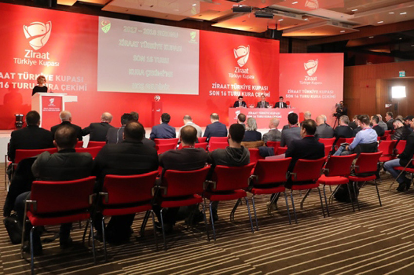 Futbol: Ziraat Türkiye Kupası eşleşmeleri belli oldu
