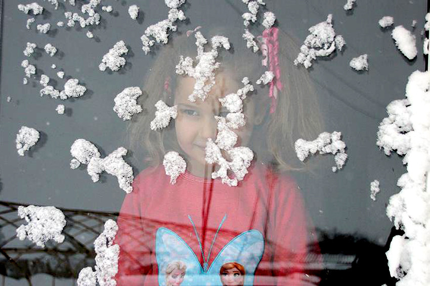 Balkanlardan üzerinden kar geliyor