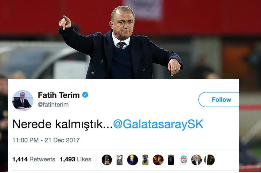 Galatasaray: Fatih Terim yuvasına dönmüştür