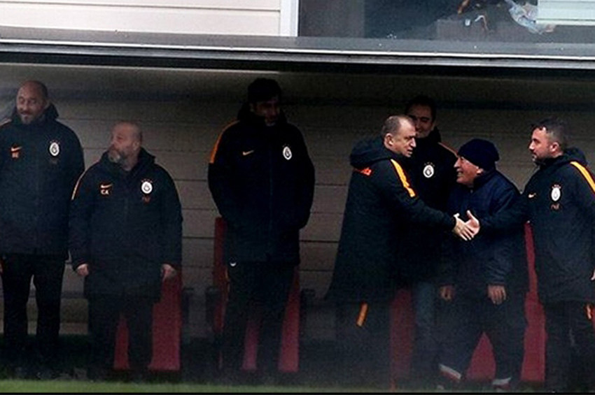 Fatih Terim Galatasaray antremanına katıldı