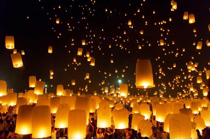 Tayvanda Pingxi Dilek Feneri Festivali Şubat sonunda