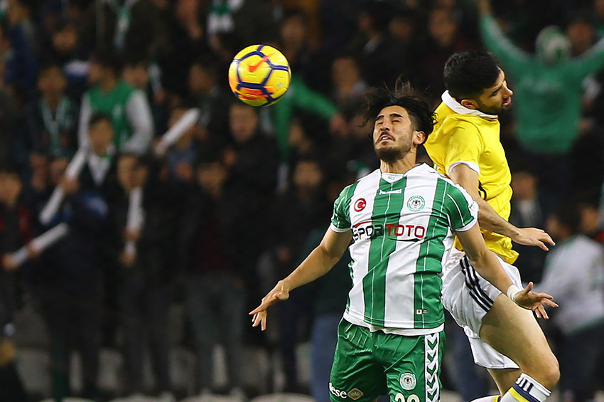Fenerbahçe, Konyada buz kesti: 1-1