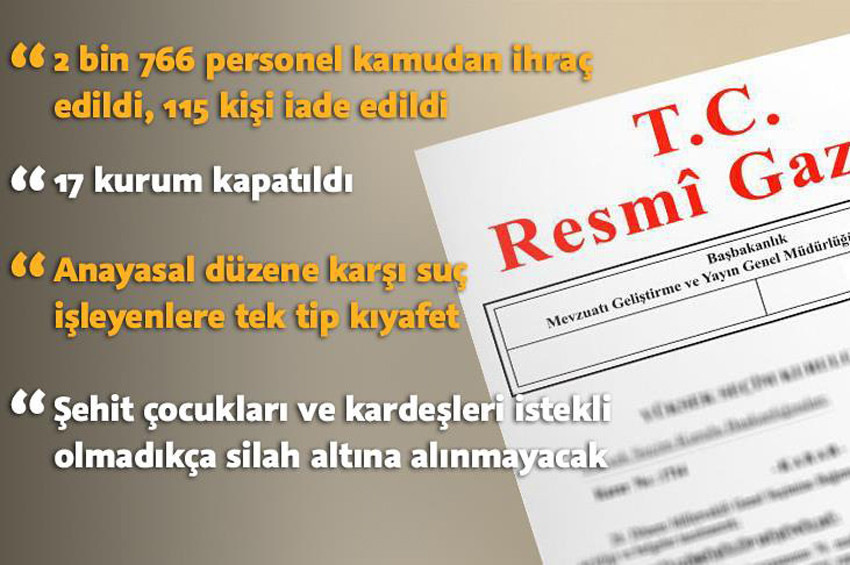 Geçici personel kaldırıldı