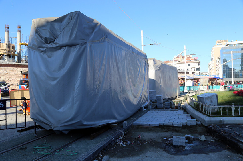 Nostaljik Tramvay Taksim Meydanına getirildi