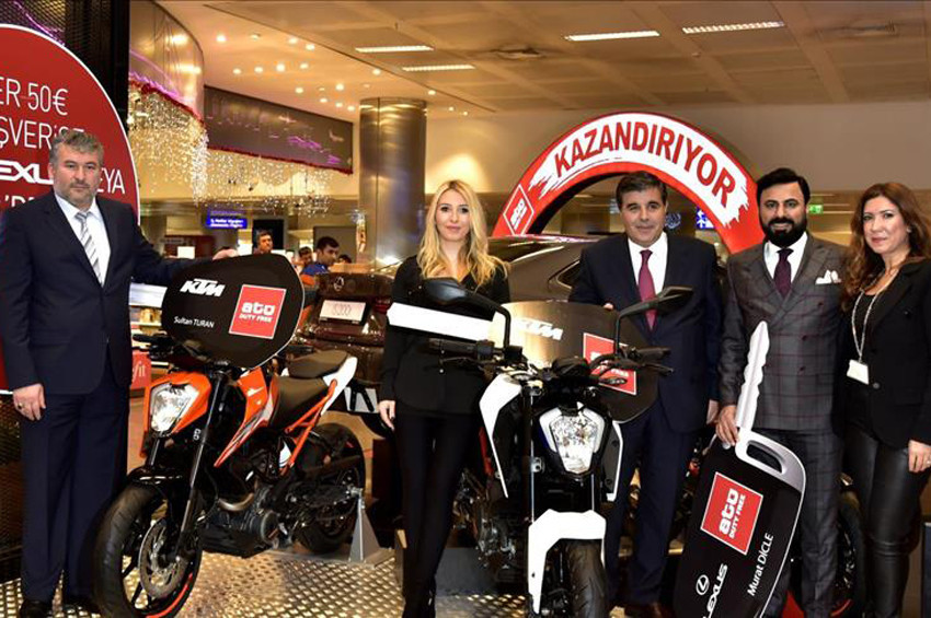 ATÜ Duty Free talihlileri ödülünü aldı