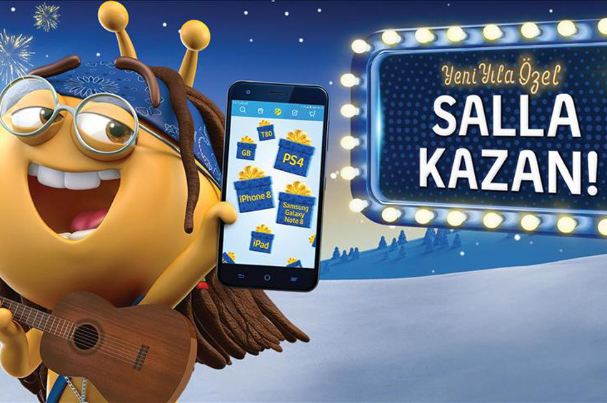 Turkcellden müşterilerine yeni yıl hediyesi
