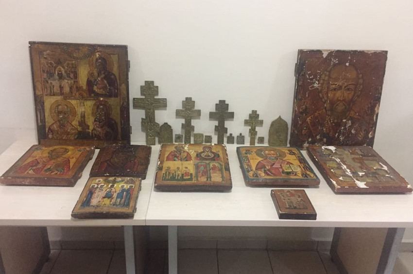 Kiliseden çalınan Bizans eserleri Adıyamanda yakalandı