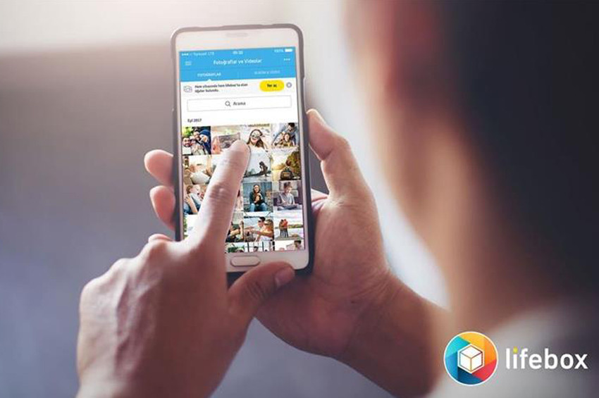 Turkcell lifebox 2,5 TBa kadar güvenli veri saklayabiliyor