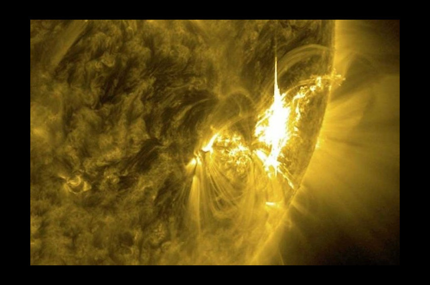 Güneşte çok büyük patlama oldu