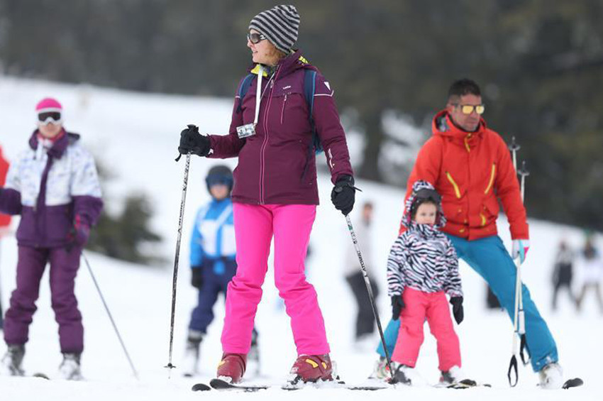 Uludağda yoğunluk devam ediyor