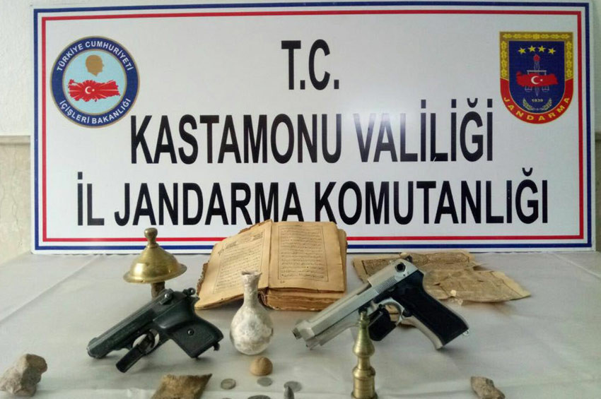 Kastamonuda tarihi eser kaçakçılığı