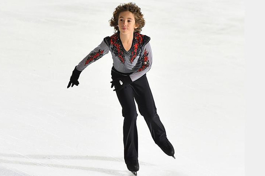 Buz Pateninde umutlar 12 yaşındaki rekortmende