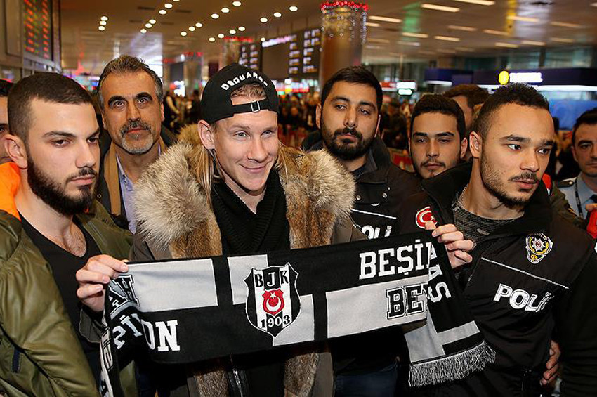 Beşiktaşın yeni transferi Domagoj Vida, İstanbulda