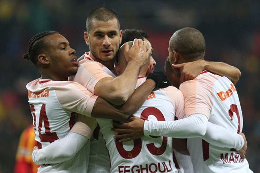 Galatasaray, Kayserisporu 3-1 yendi