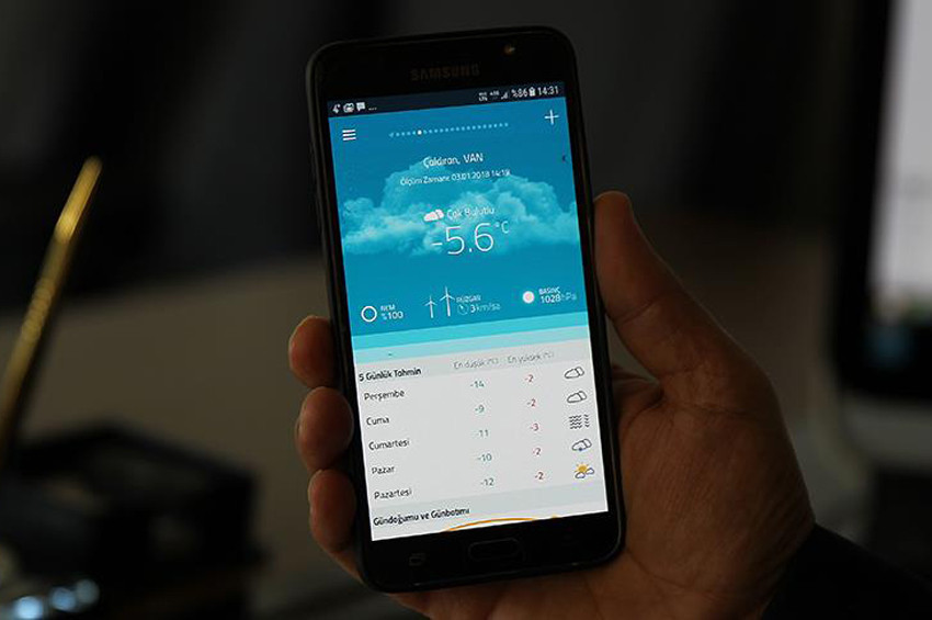 Meteoroloji, Hava Durumu Uygulaması hazırladı