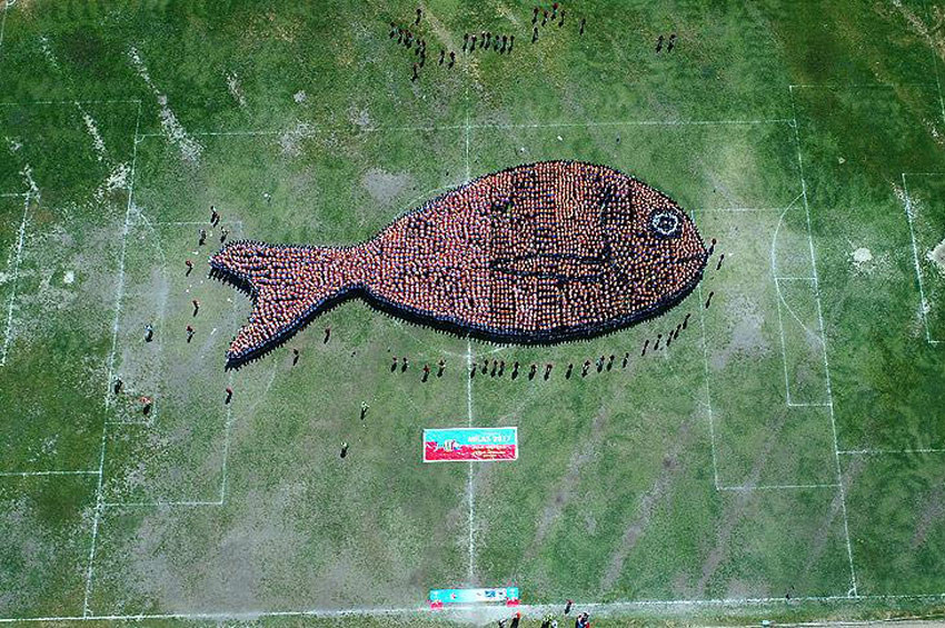 2 bin 791 öğrenci çipura figürü ile rekorl kırdı