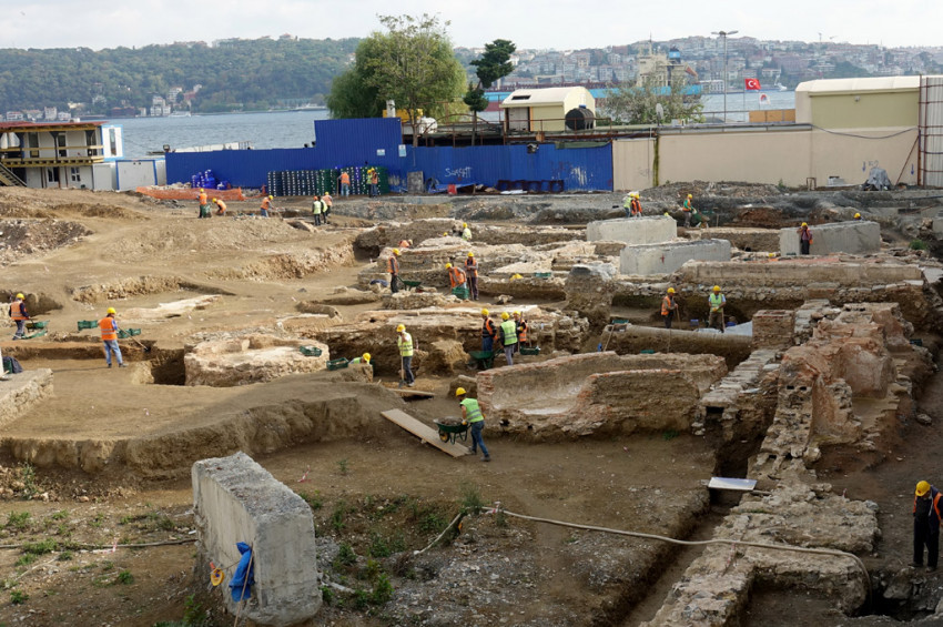 Beşiktaşta tarihi kalıntılar bulundu