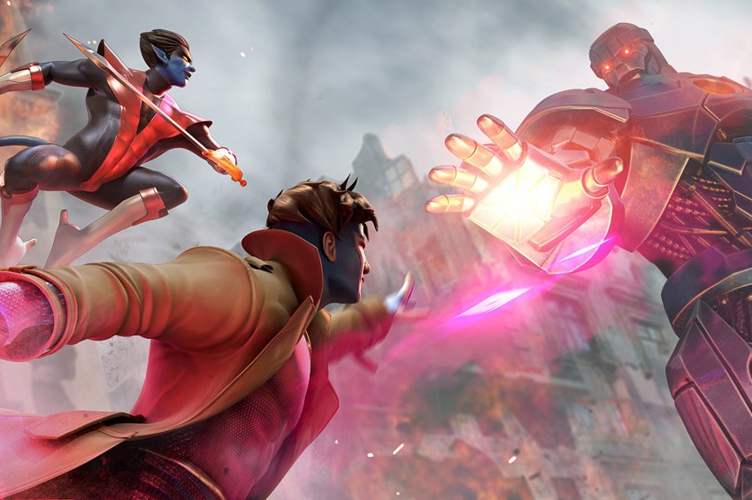 Gambit, Sentinel ve Nightcrawler Marvel Future Fightta