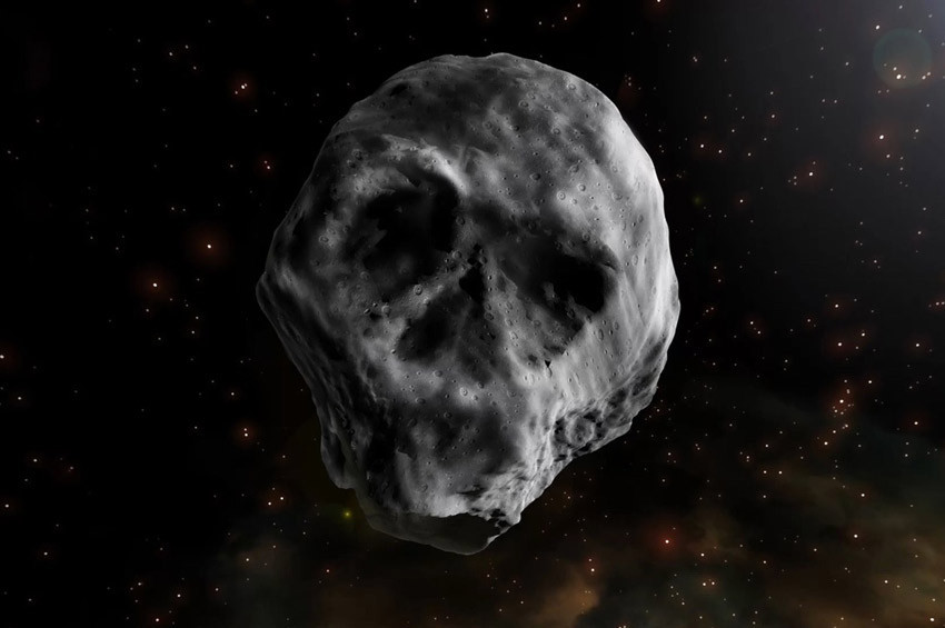 Kurukafaya benzeyen göktaşı dünyaya yaklaşıyor