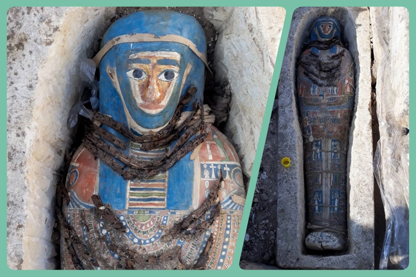 Mısırda 3 bin yıllık 8 yeni mumya bulundu