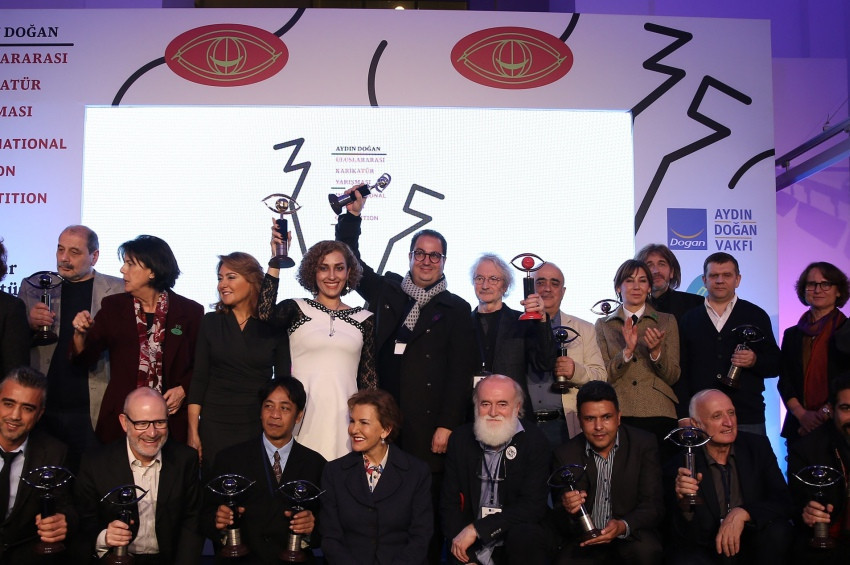 Aydın Doğan Karikatür  Ödülleri verildi