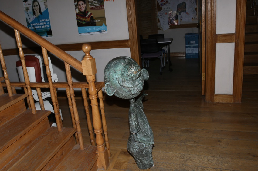 Avanak Avninin çalınan heykeli bulundu