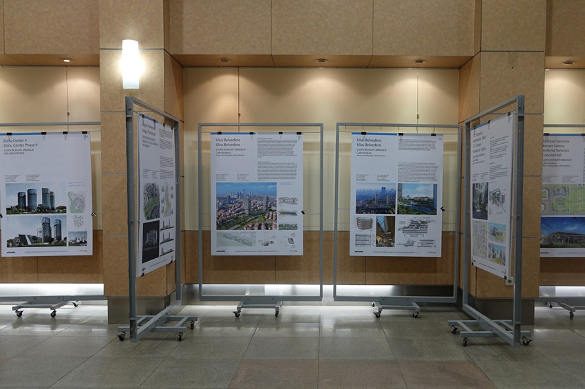 Mimar Cafer Bozkurtun projeleri sergileniyor