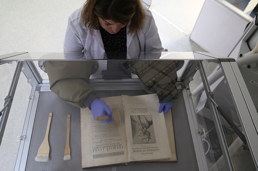 Kitap Restorasyon Atölyesi 618 bin 829 sayfa restore etti