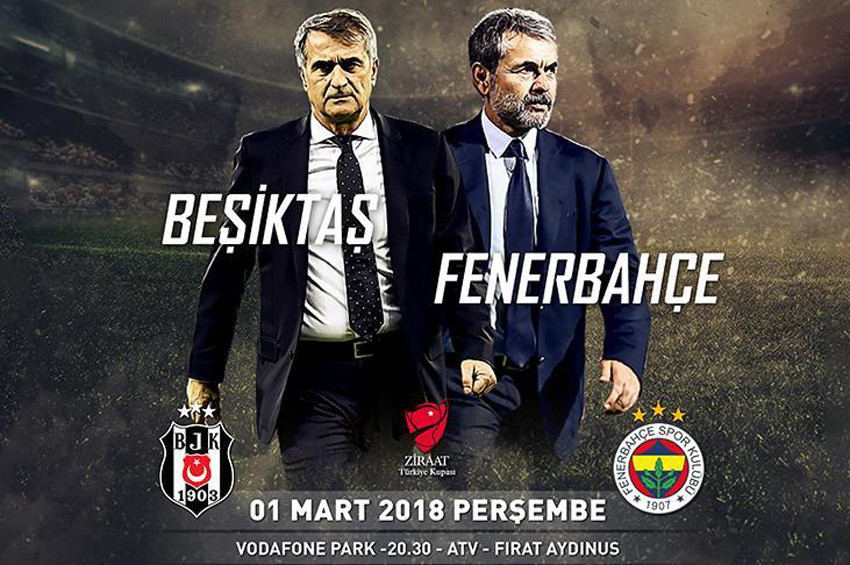 Beşiktaş ile Fenerbahçenin kupa derbileri