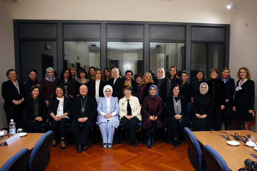 Emine Erdoğan, Vatikan Kadın Danışma Konseyi Toplantısına katıldı