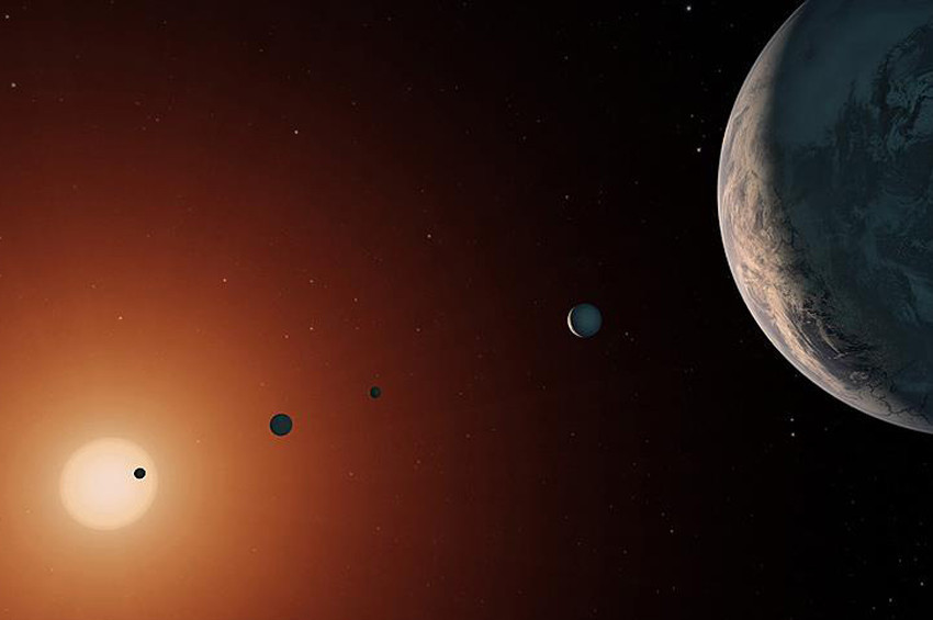 TRAPPIST-1 gezegenlerinde su umudu var