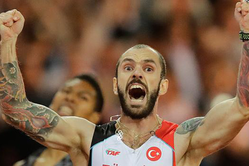 Dünya Şampiyonu Ramil Guliyev İsveçte de birinci oldu