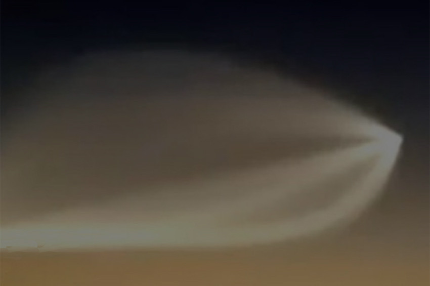 Askeri füze, Rusyada UFO korkusu yarattı