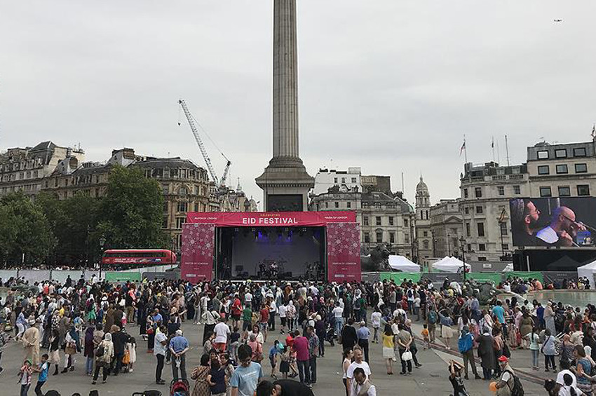 İngilteredeki Müslümanlar Londradaki festivalde buluştu