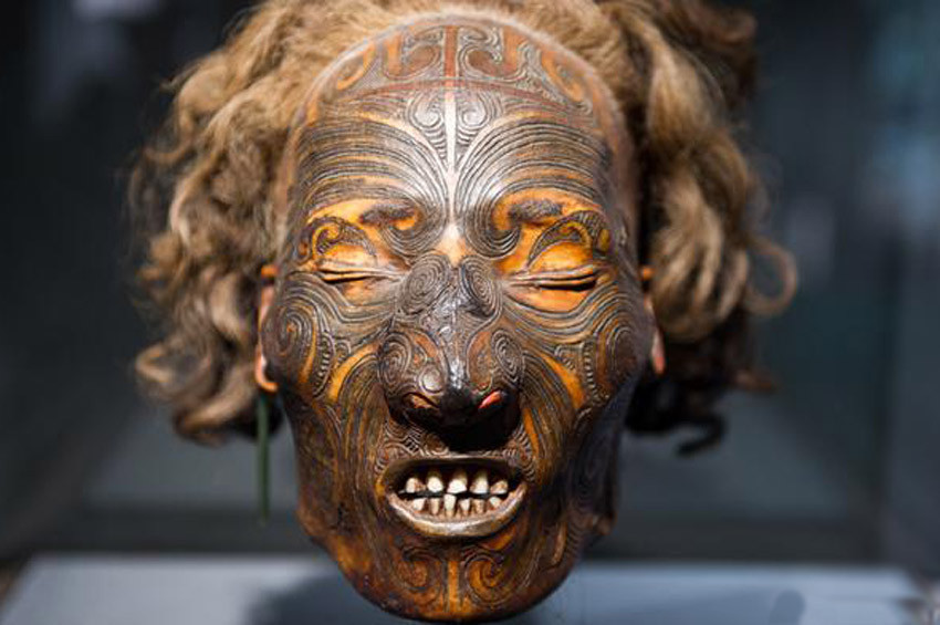 Dövmeli Maori kafatası kabilesine teslim edilecek